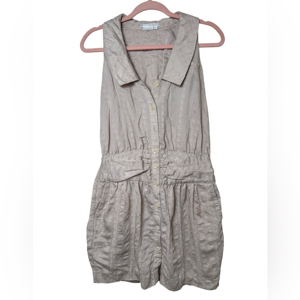 To the Max Taupe Sleeveless Romper